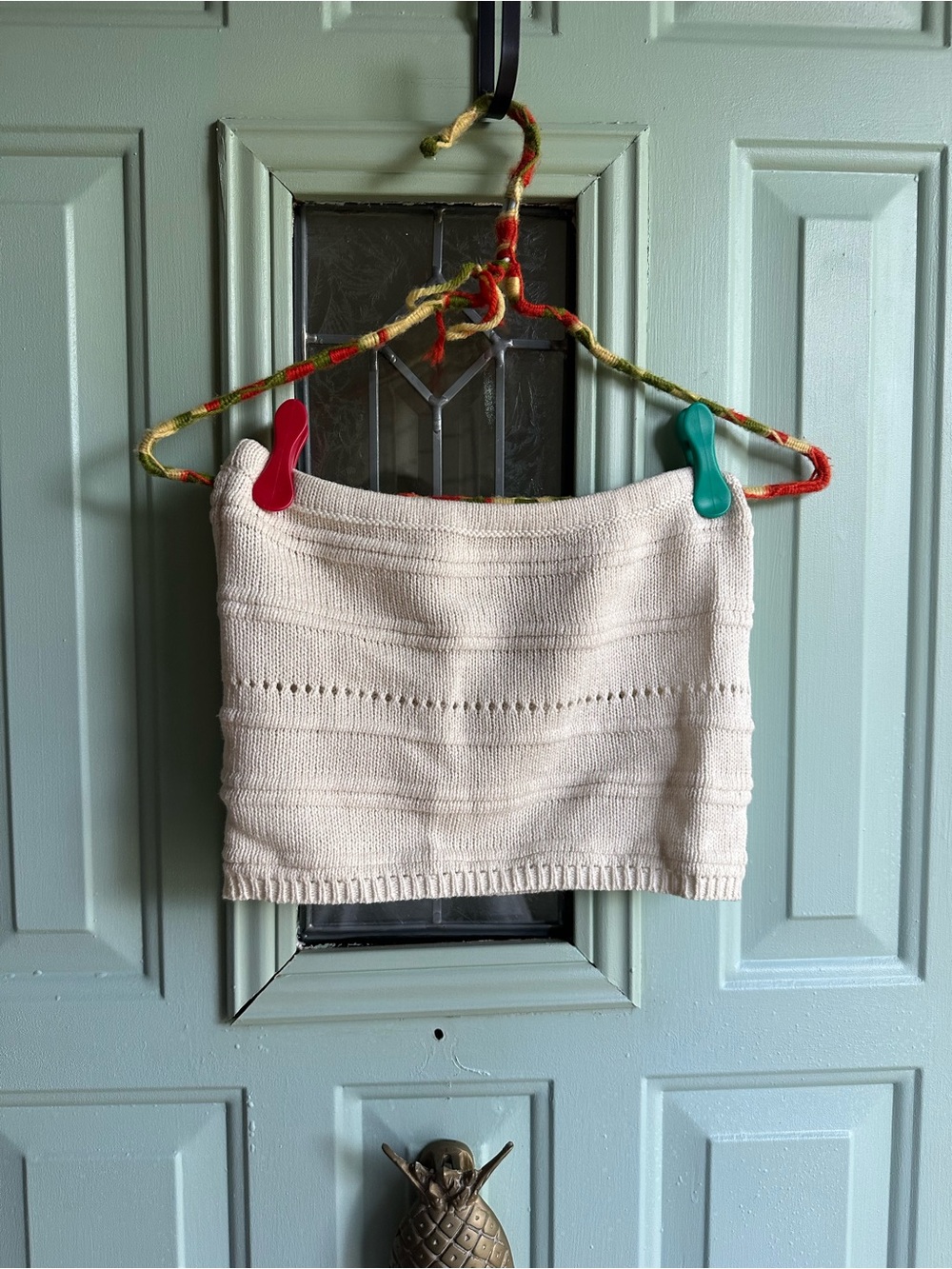 Freshman Cream Knit Top